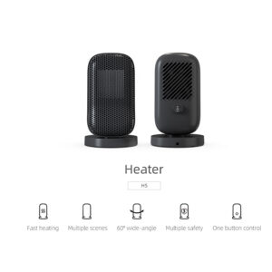 Desktop Heater - PTC Ceramic Air Instant Electric Heater with Wide Angle Air